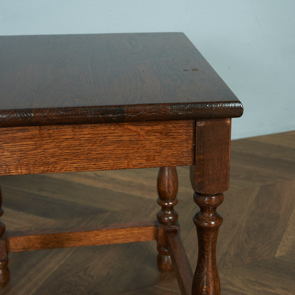 British classic oak nesting table #81756