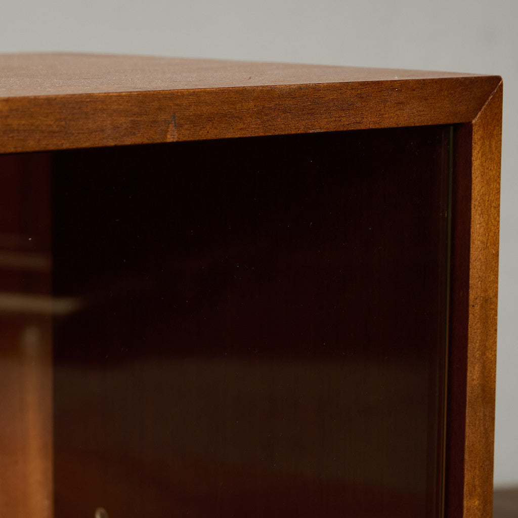 Abbess ヴィンテージ ガラス キャビネット 本棚