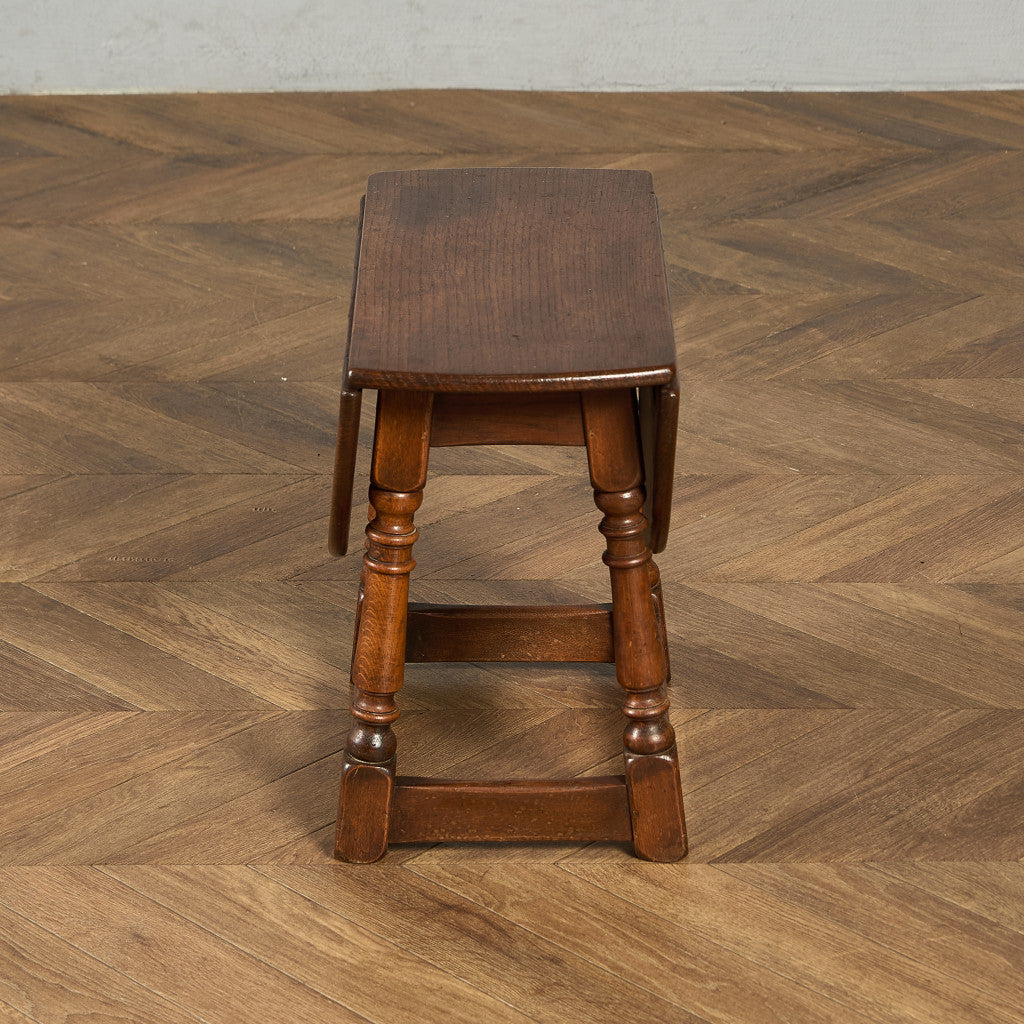 英国 クラシック ターントップ ドロップリーフ サイドテーブル