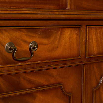 英国 クラシック エドワーディアン ブックケース 食器棚