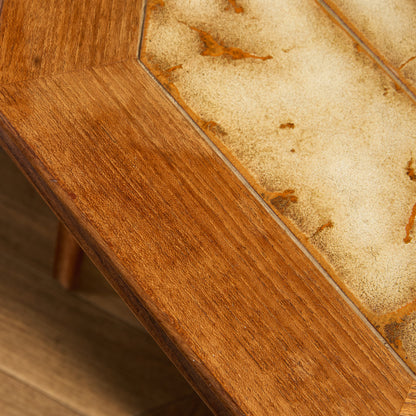 ヴィンテージ タイルトップ コーヒーテーブル