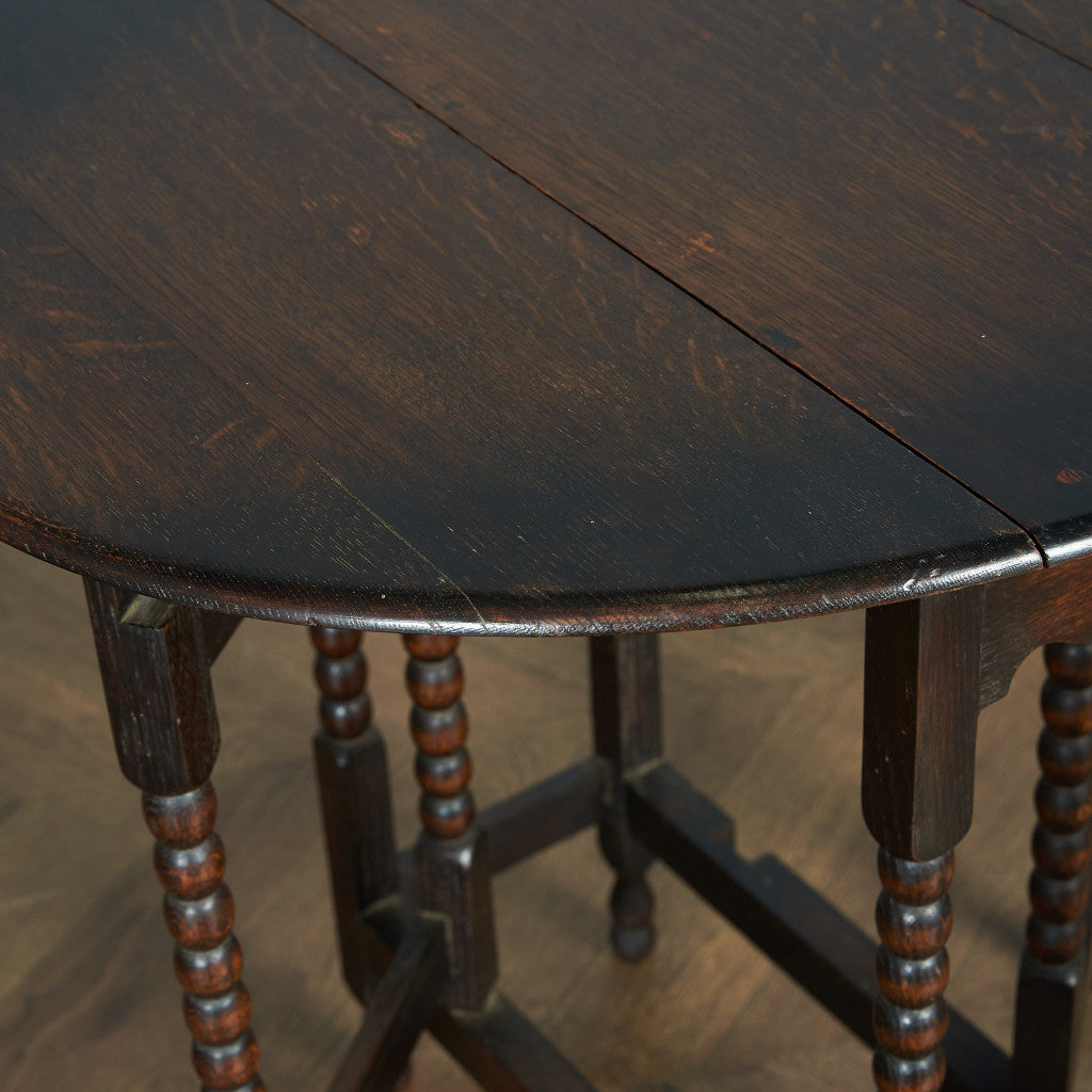 英国クラシック ドロップリーフ ゲートレッグテーブル