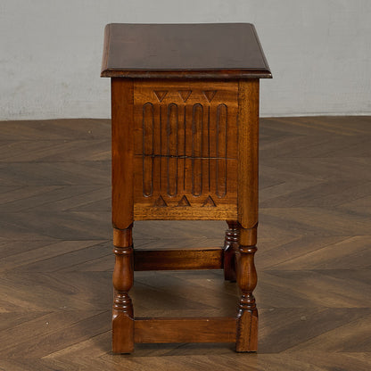 英国 クラシック オーク サイド キャビネット