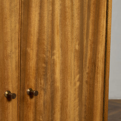 Cumbrae ヴィンテージ ナロー ガラス ブックケース 食器棚