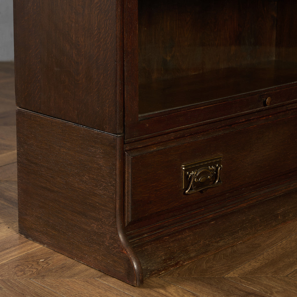 英国 アンティーク スタッキングブックケース 食器棚