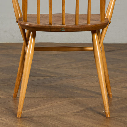アーコール ERCOL ヴィンテージ クエーカー アームチェア ネイビーブルーラベル #89764