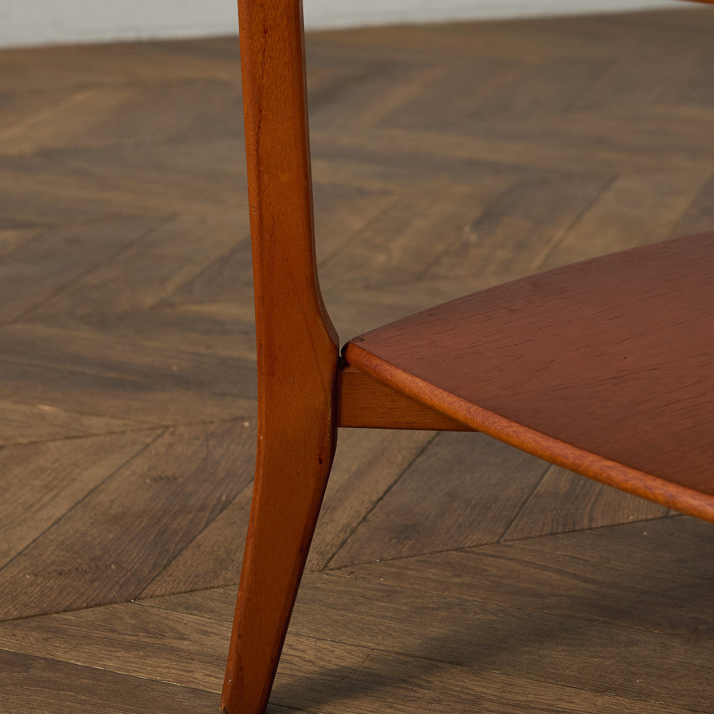 英国 ヴィンテージ スモーク ガラストップ コーヒーテーブル センターテーブル