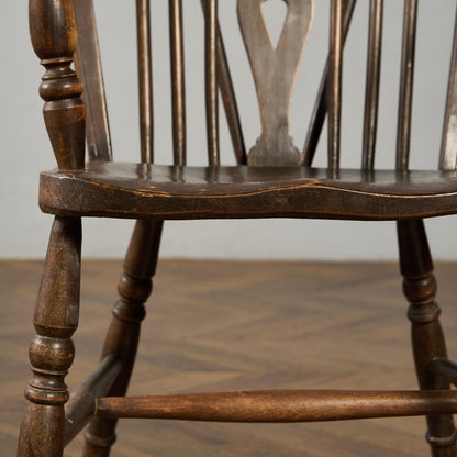 英国 クラシック ホイールバック ウィンザー アームチェア