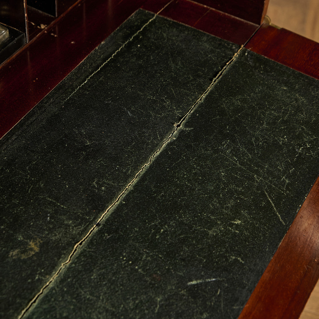 英国 アンティーク ビューロー ブックケース