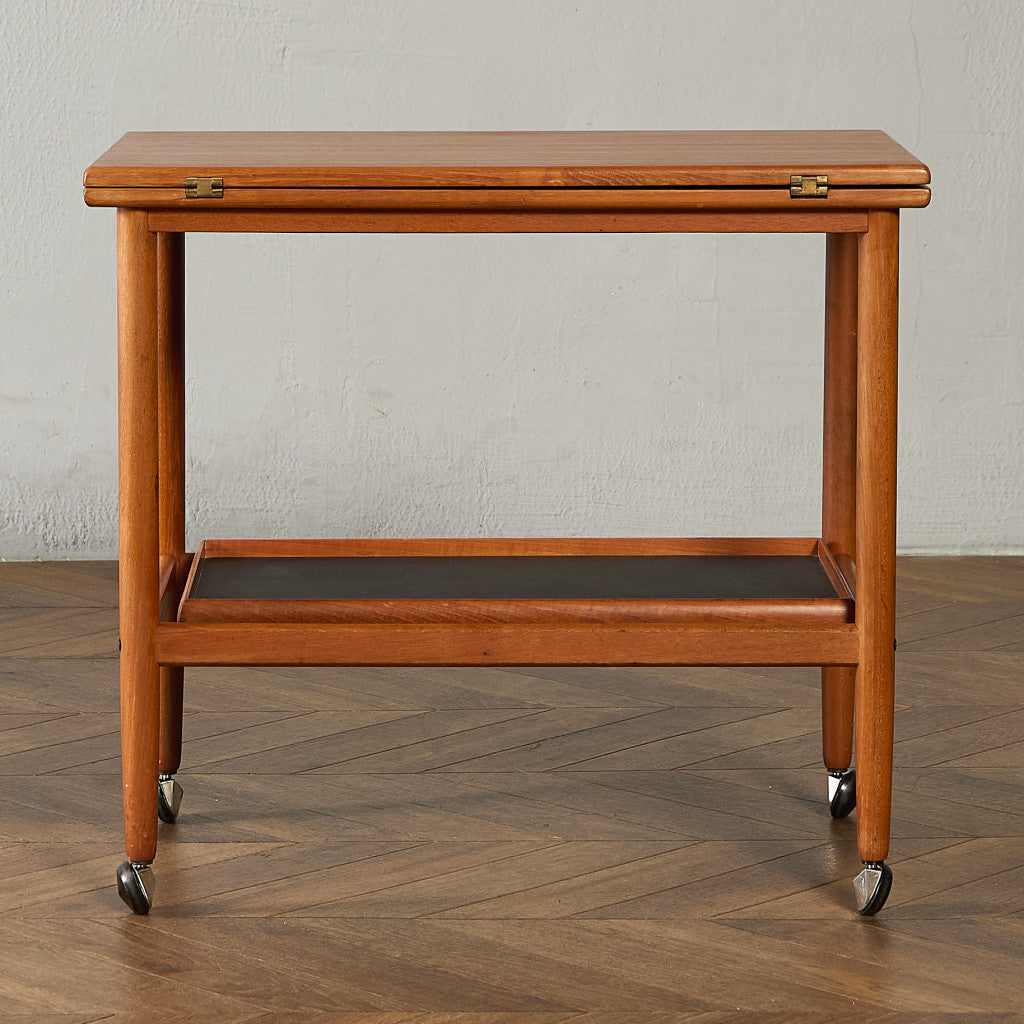 英国 ヴィンテージ ターンリーフ ティートロリー