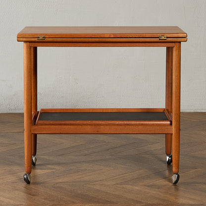 英国 ヴィンテージ ターンリーフ ティートロリー