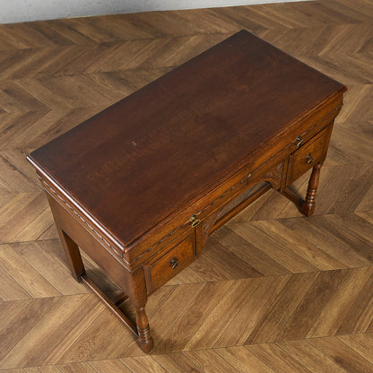 英国 クラシック 両袖 デスク #91799