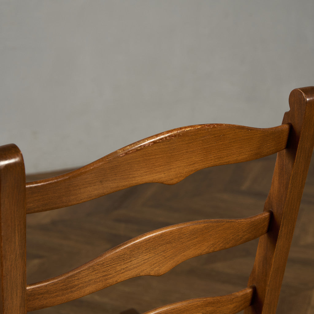 ラダーバックチェア (715) ラウンドゴールドラベル