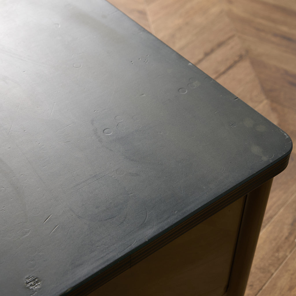 ベルギー ヴィンテージ 片袖 デスク