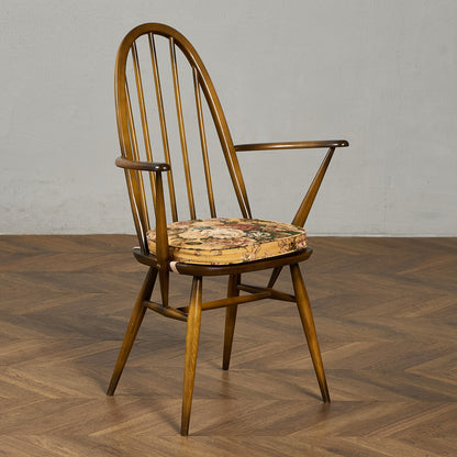 ヴィンテージ クエーカー アームチェア ラウンドゴールドラベル