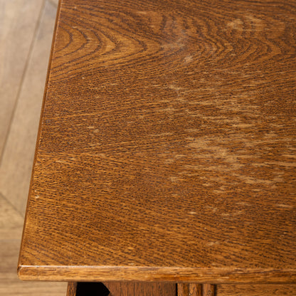 英国 クラシック マガジンラック付き サイドテーブル