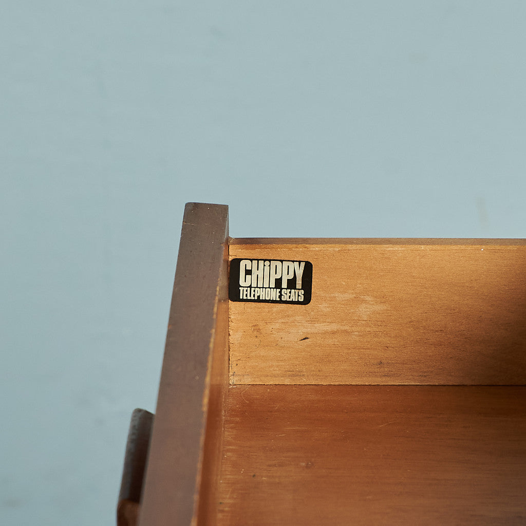 チッピー CHiPPY ヴィンテージ テレフォンベンチ / 座面張替え済み