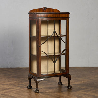 英国 クラシック ディスプレイ ガラス キャビネット #97302