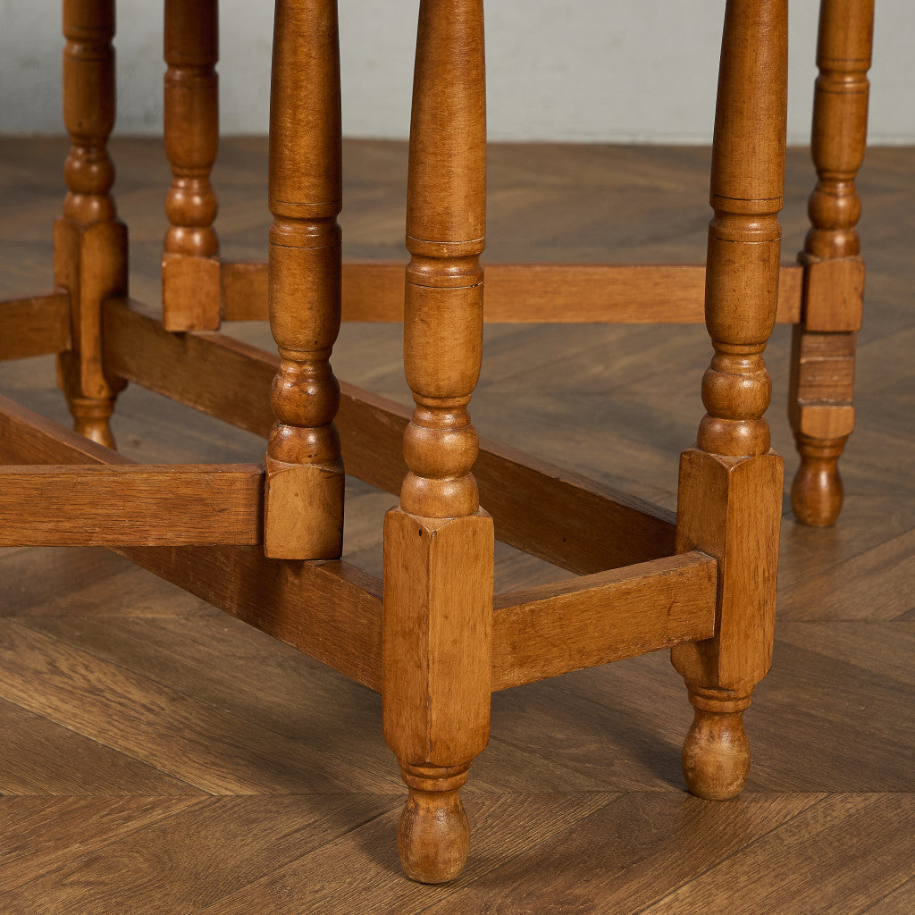 英国 クラシック ドロップリーフ ゲートレッグテーブル