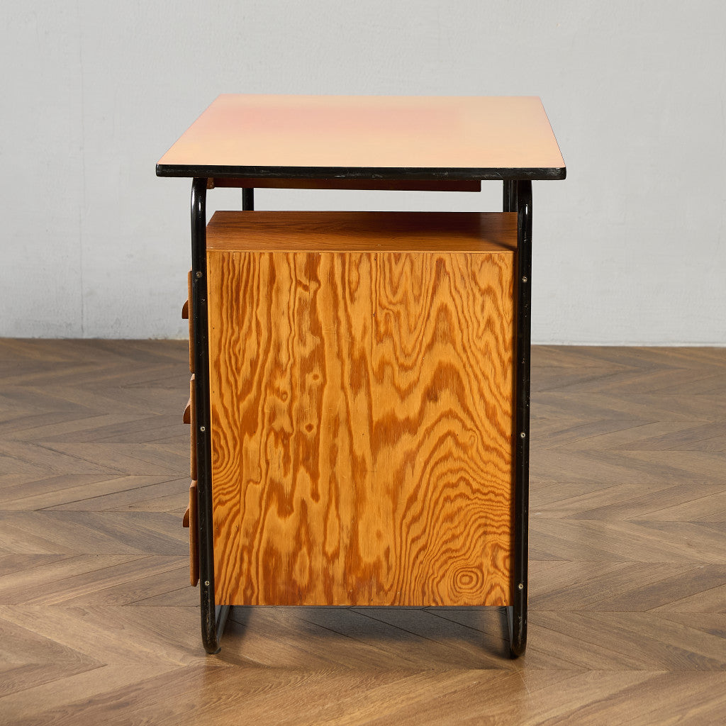 オランダヴィンテージ 片袖デスク #97477 – camori ヴィンテージ家具