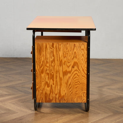 オランダヴィンテージ 片袖デスク