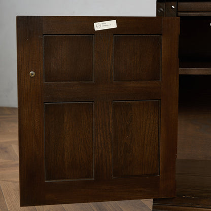 Old Colonial Mural レコード キャビネット  ラウンドゴールドラベル