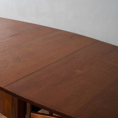 イギリス ヴィンテージ ドロップリーフ ゲートレッグテーブル