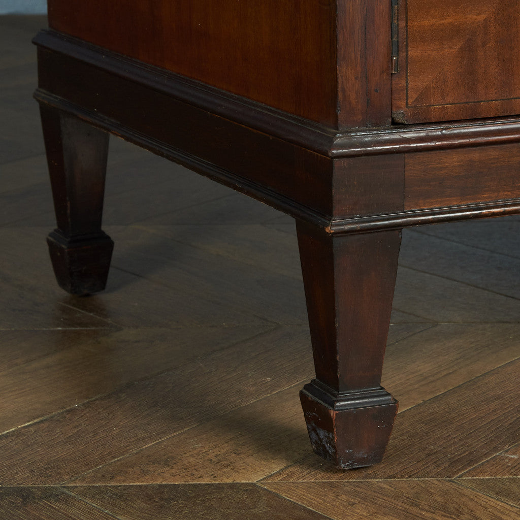 英国 アンティーク ビューロー ブックケース