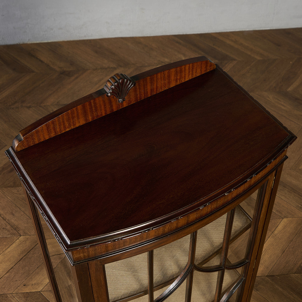 英国 クラシック ディスプレイ ガラス キャビネット #97302