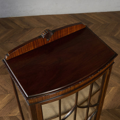 英国 クラシック ディスプレイ ガラス キャビネット #97302