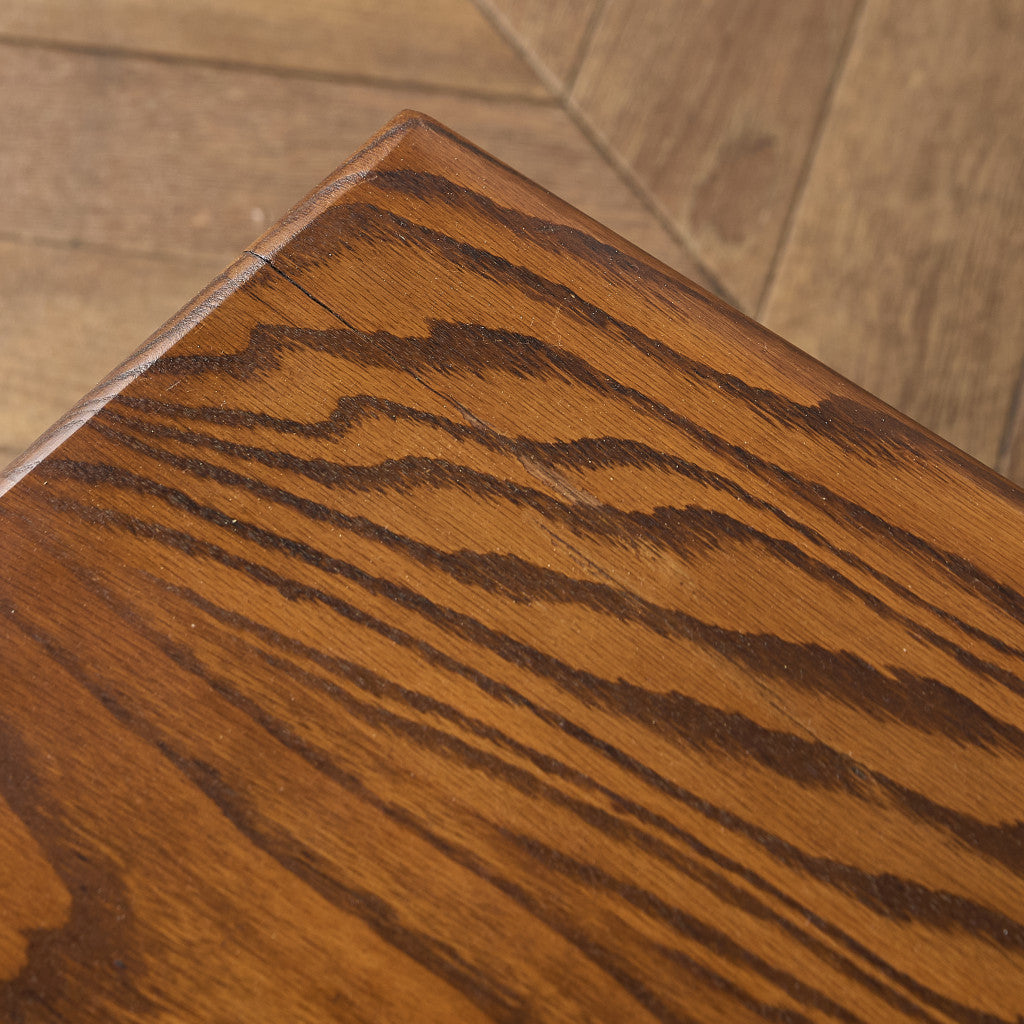 オランダ製 オーク無垢材 ネストテーブル