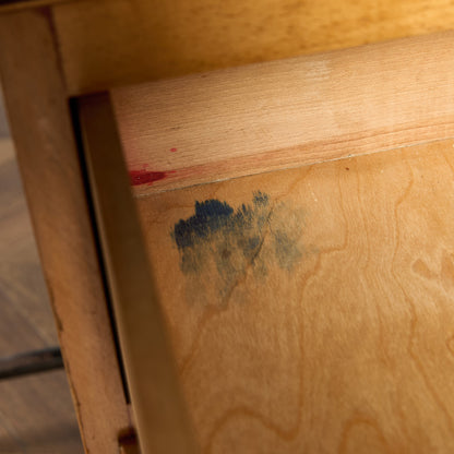 オランダヴィンテージ 片袖デスク