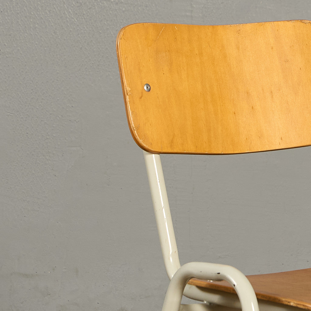 イギリス ヴィンテージ スタッキング スクールチェア