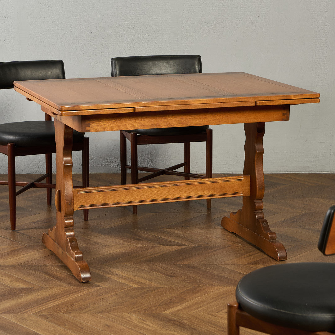 英国 クラシック ドローリーフ リフェクトリーテーブル