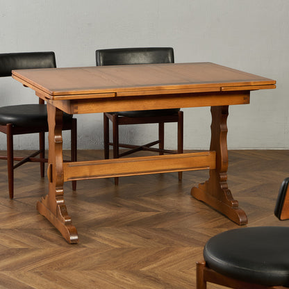 英国 クラシック ドローリーフ リフェクトリーテーブル