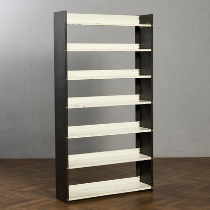 英国製 インダストリアル オープン スチール シェルフ