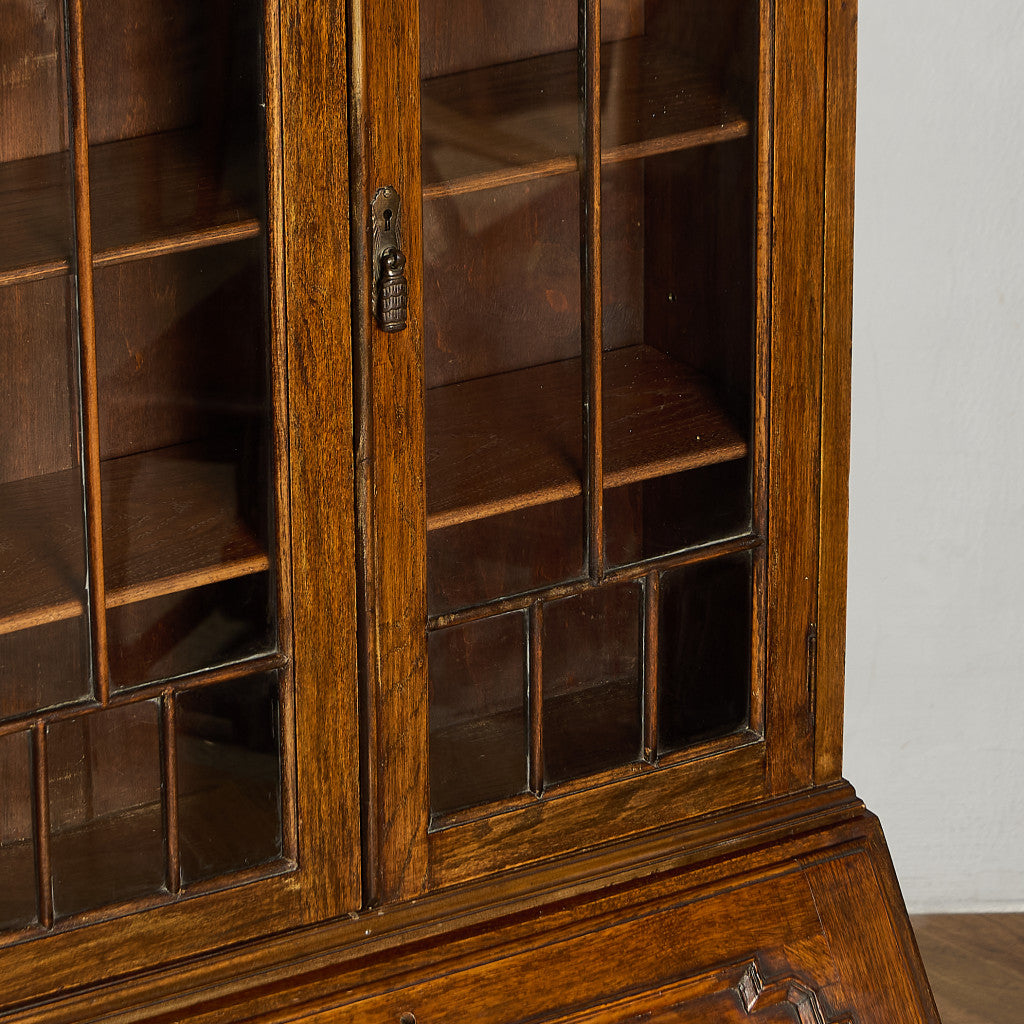 英国 クラシック ビューロー ブックケース デスク