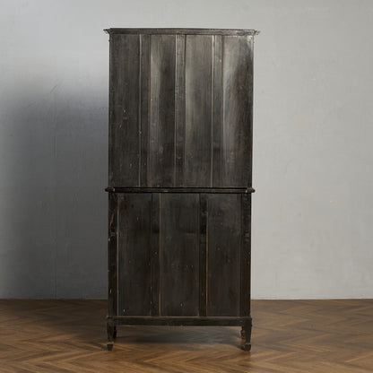 英国 アンティーク ビューロー ブックケース