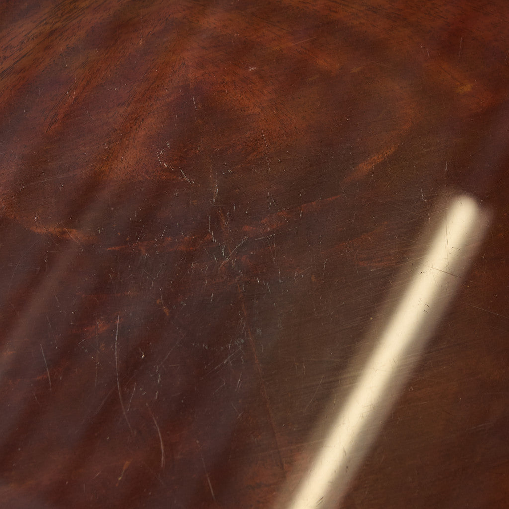 英国 クラシック ガラストップ ネストテーブル