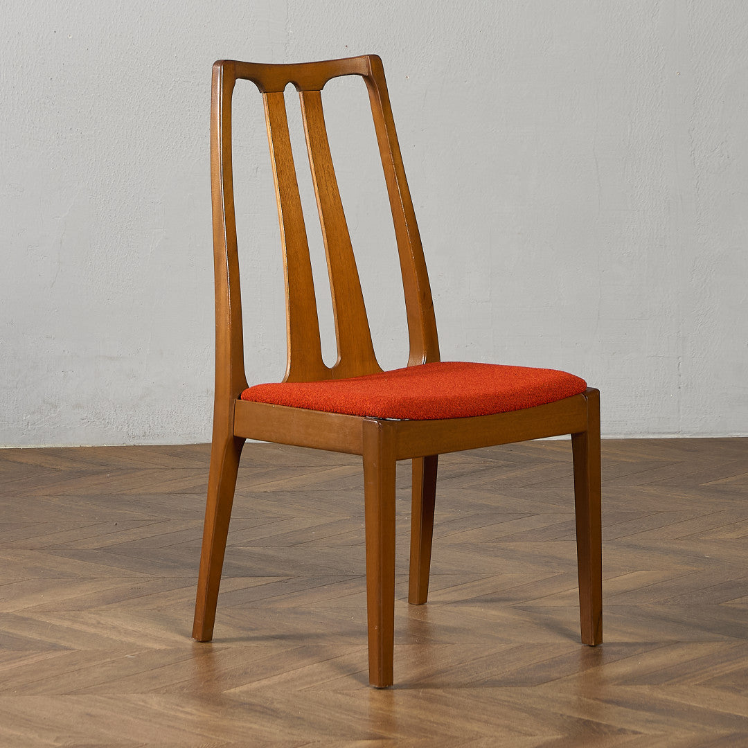 モケット 幾何学模様 木製チェアー 昭和当時 ミッドセンチュリー 70s 80s 幾何学模様 木製椅子 モケット ミッドセンチュリー レトロ 椅子