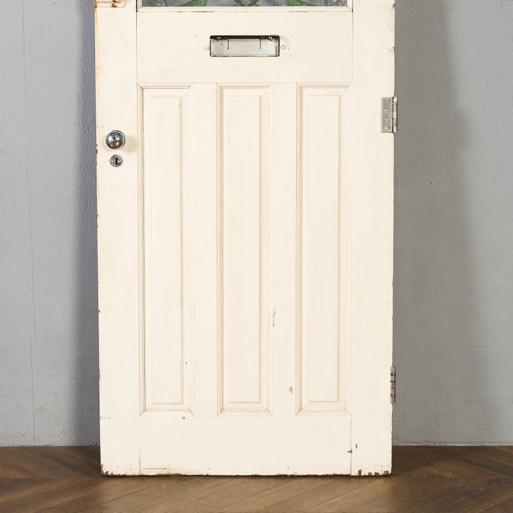 英国 アンティーク ペインテッド ステンドグラス ドア