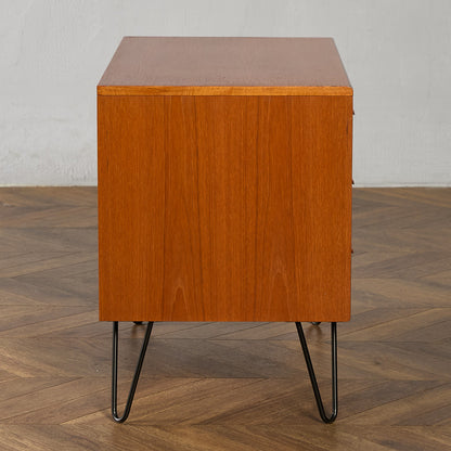 ジープラン G-PLAN Fresco 3段チェスト カスタム アイアン ヘアピンレッグ #95488