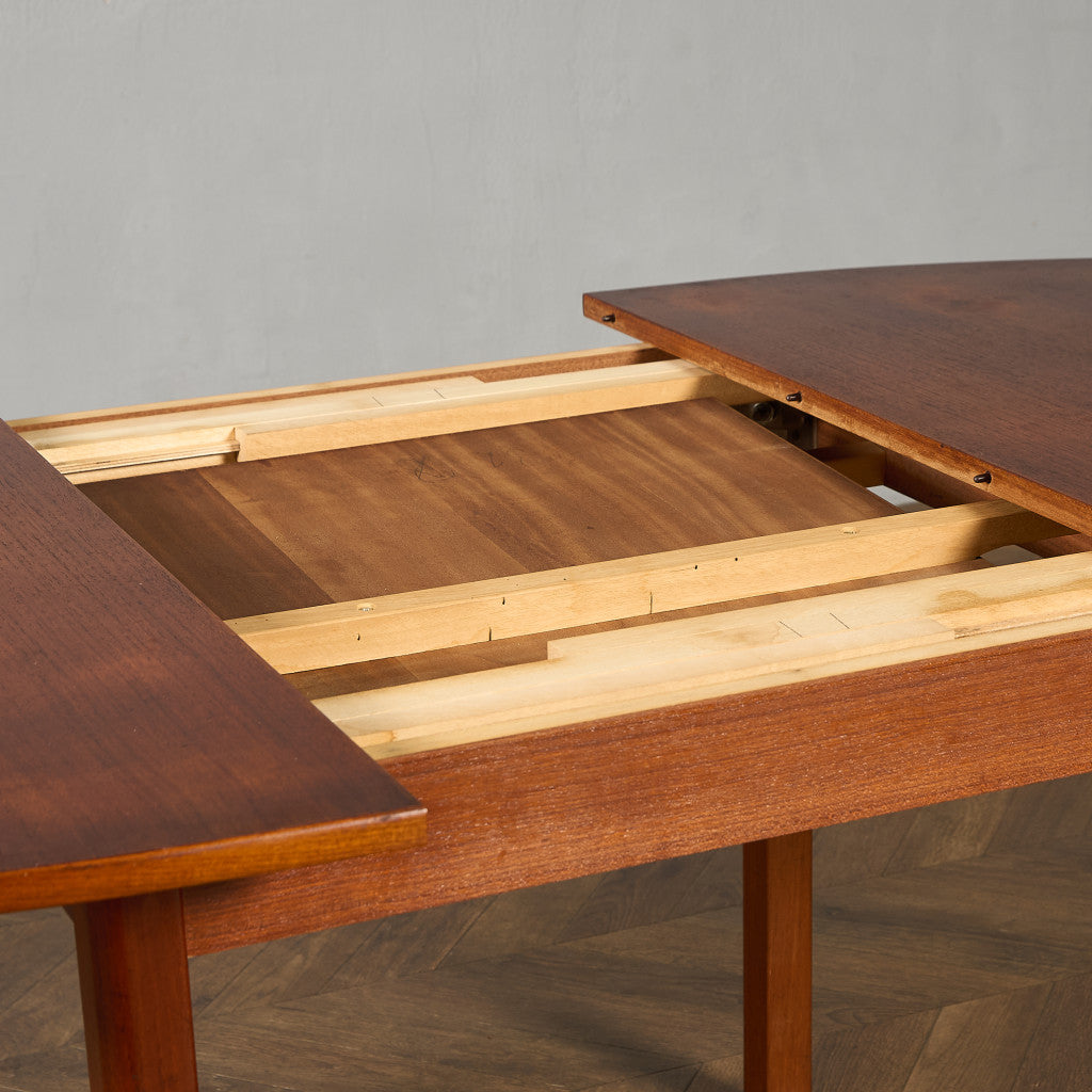 英国 ヴィンテージ オーバル ロング ダイニングテーブル #94160