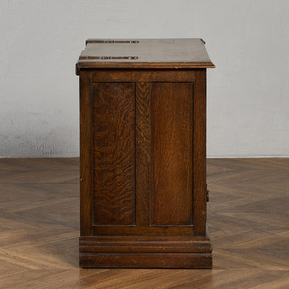 英国 クラシック オーク材 ブランケットボックス