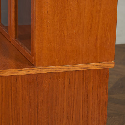 ヴィンテージ ガラス キャビネット