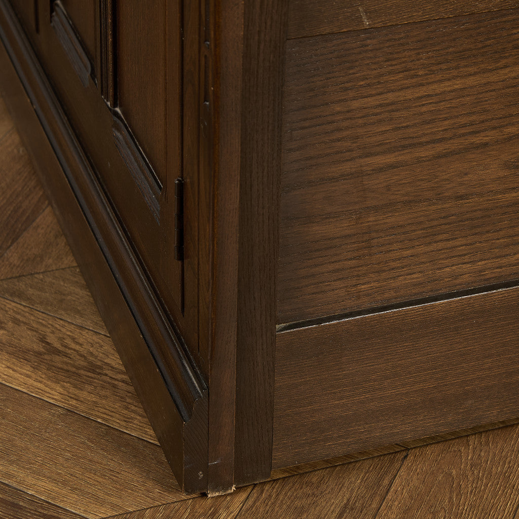 Old Colonial Mural レコード キャビネット  ラウンドゴールドラベル