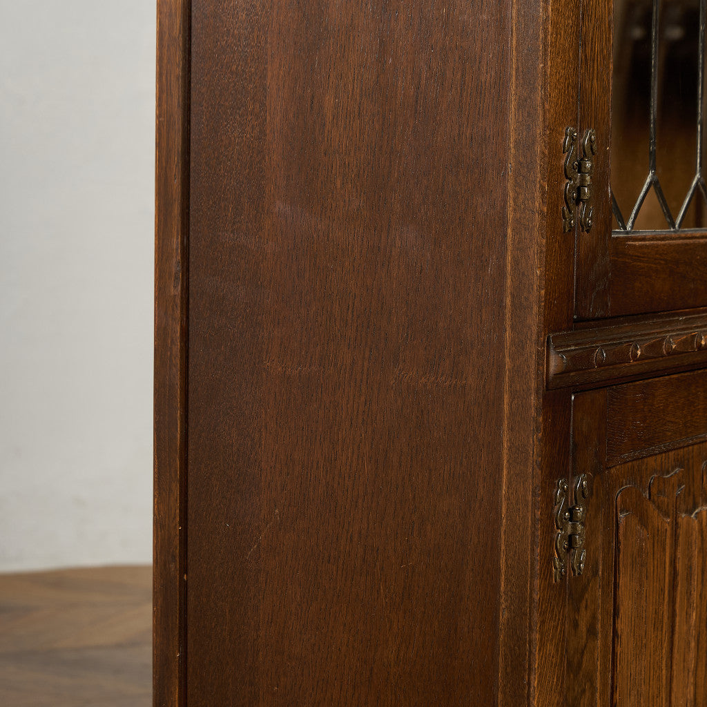 英国 クラシック オーク材 ブックケース