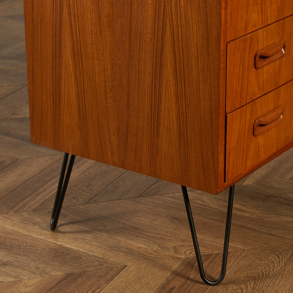 Fresco 3段 チェスト カスタム アイアン ヘアピンレッグ