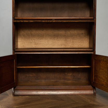 英国 アンティーク スタッキングブックケース 食器棚