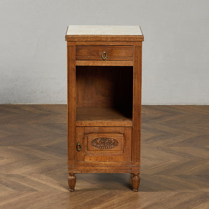 英国 クラシック 大理石 サイドキャビネット #96636